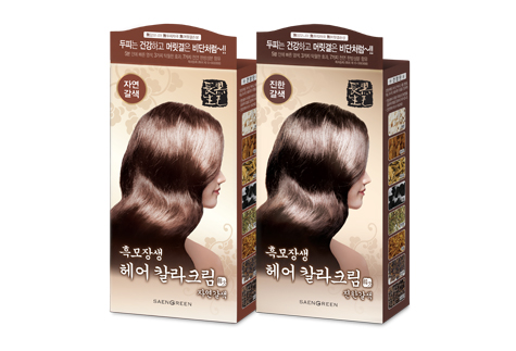 흑모장생 헤어칼라크림