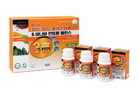 Blood sugar·Blood pressure·Cholesterol & Banaba control balance